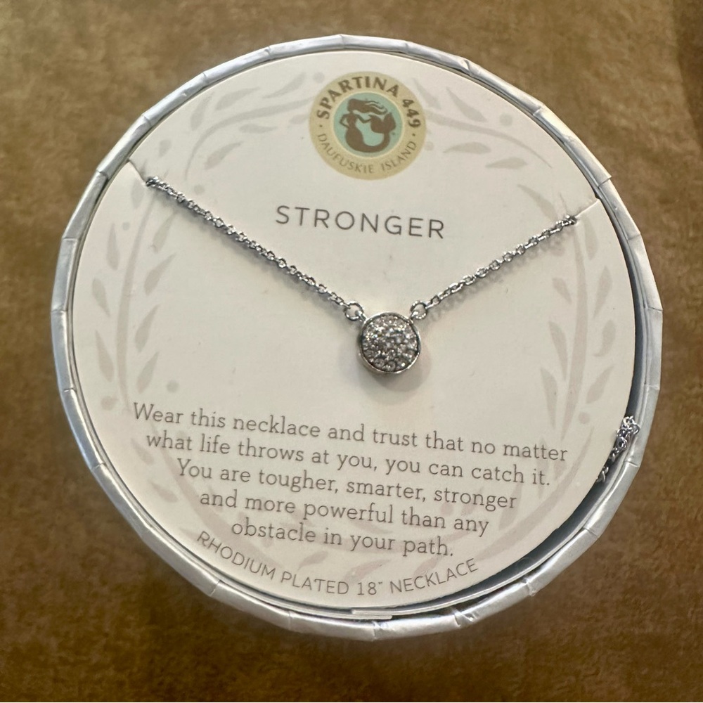 Spartina 449 Silver Delicate Pendant Necklace